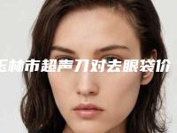 玉林市超声刀对去眼袋价格收费表2025项目全新-均价超声刀对去眼袋14259元