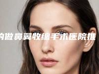 的做鼻翼收缩手术医院推荐:做鼻翼收缩手术医院强榜前30强大众选举