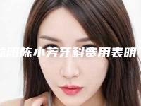 益阳陈小芳牙科费用表明细2025官宣辣附去除牙黄牙垢案例