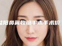 益阳鼻翼收缩手术手术价格怎样