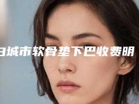 白城市软骨垫下巴收费明细全新版本公布-白城市软骨垫下巴费用标准