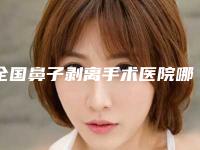 全国鼻子剥离手术医院哪家好:鼻子剥离手术医院top50强哪个规模比较大