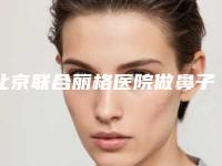 北京联合丽格医院做鼻子手术好吗？多少钱？代表医生介绍