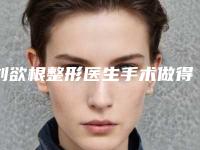 刘欲根整形医生手术做得好吗医生个人信息&技术观念&术后反馈