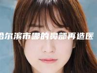 哈尔滨市哪的鼻部再造医院好(哈尔滨医科大学附属第四医院微创整形美容中心综合实力盘点)