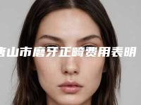 唐山市磨牙正畸费用表明细全一期-唐山市磨牙正畸价格