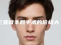 三亚做丰唇手术的价格大概是多少(三亚做丰唇整形最低价格是多少)