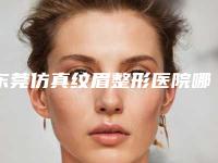 东莞仿真纹眉整形医院哪个做得最好?