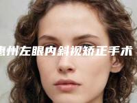 惠州左眼内斜视矫正手术的价格因素是什么