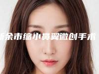 新余市缩小鼻翼微创手术比较好医院(新余市人民医院整形美容科名单)