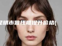 昆明市做线雕提升价格(收费标准)项目信息-近8个月均价为22862元