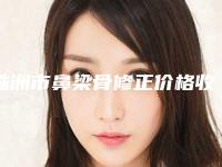 株洲市鼻梁骨修正价格收费表怎么样-株洲市鼻梁骨修正怎么做费用是多少