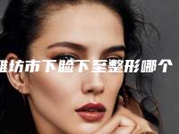 潍坊市下睑下至整形哪个整形医院比较好(青州华恩医疗美容凭实力口碑获得大众认可)