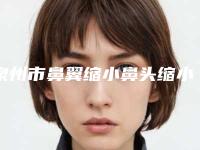 泉州市鼻翼缩小鼻头缩小医院上榜名单前十位名单如下（泉州鲤城华美美容整形门诊神位第一）