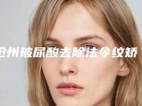沧州玻尿酸去除法令纹矫正术的效果