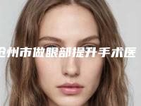 沧州市做眼部提升手术医院上榜清单前十名名单给你-沧州美神医疗美容