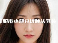 濮阳市小部分切除法乳头缩小术医生上榜清单前十都是这些-张予川医生实力出众