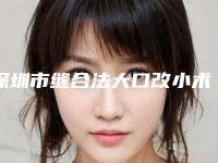 深圳市缝合法大口改小术医生在榜清单top10名单评出-深圳市缝合法大口改小术医生