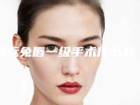 清远兔唇一级手术什么样的人群适合