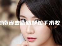 湖南省去脂肪颗粒手术收费标准推荐-湖南省去脂肪颗粒手术价格多少一次