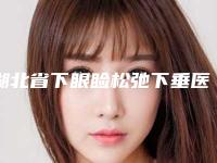 湖北省下眼睑松弛下垂医生上榜清单资质、实力、医疗技术PK-湖北省下眼睑松弛下垂医生