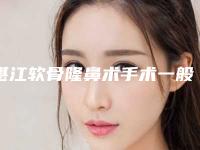 湛江软骨隆鼻术手术一般价位多少(湛江软骨隆鼻术价格多少钱合适)