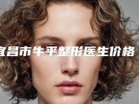 宜昌市牛平整形医生价格收费表项目表一览