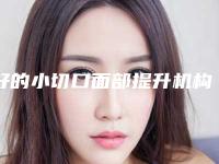 好的小切口面部提升机构推荐:小切口面部提升医院前30佳权威大盘点