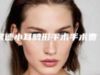 常德小耳畸形手术手术费用与什么有关