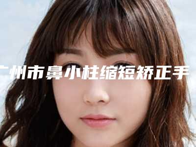 广州市鼻小柱缩短矫正手术医院哪家更好-鼻小柱缩短矫正价格到底怎么样