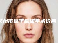 郴州市鼻子膨体手术价目表2025表同步上线(郴州市鼻子膨体手术费用为什么那么高)