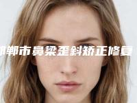 邯郸市鼻梁歪斜矫正修复手术医院排行榜前十大评比-邯郸市鼻梁歪斜矫正修复手术整形医院