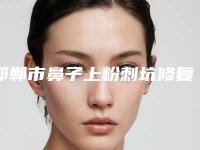邯郸市鼻子上粉刺坑修复医院排行十强墙裂推荐(河北卓悦医疗美容门诊部是技术派)