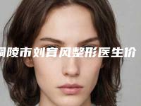 铜陵市刘育风整形医生价格(价目)表2025闪亮登场