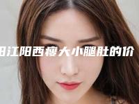 阳江阳西瘦大小腿肚的价格要多少钱_阳江市阳西县瘦大小腿肚价格范围是多少抢先一看