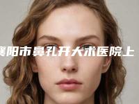 襄阳市鼻孔开大术医院上榜名单前十名哪家做得好-襄阳市鼻孔开大术整形医院