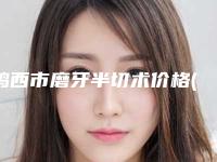 鸡西市磨牙半切术价格(价目)权威-鸡西市磨牙半切术价格